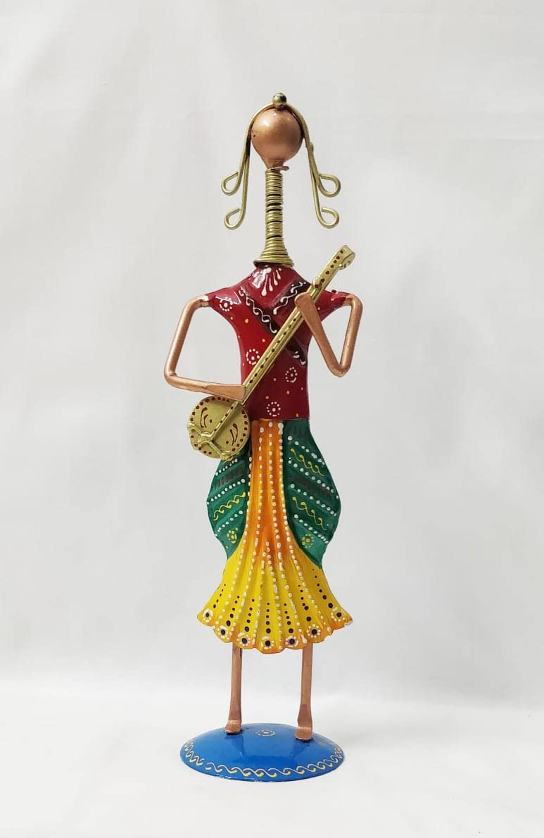 The Iron Tribal Musician Lady Doll (Set of 3)