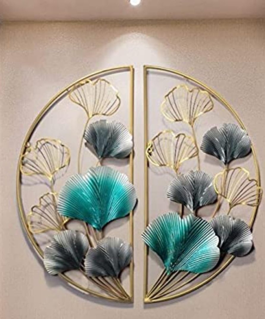 The Tree Leaf Metal Wall Art Decorations