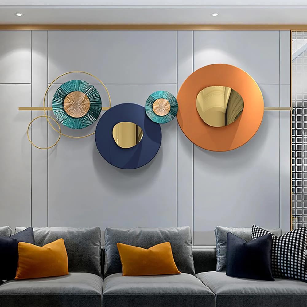 The Modern Luxury Iron Achma Round Plates Decor Wall Art