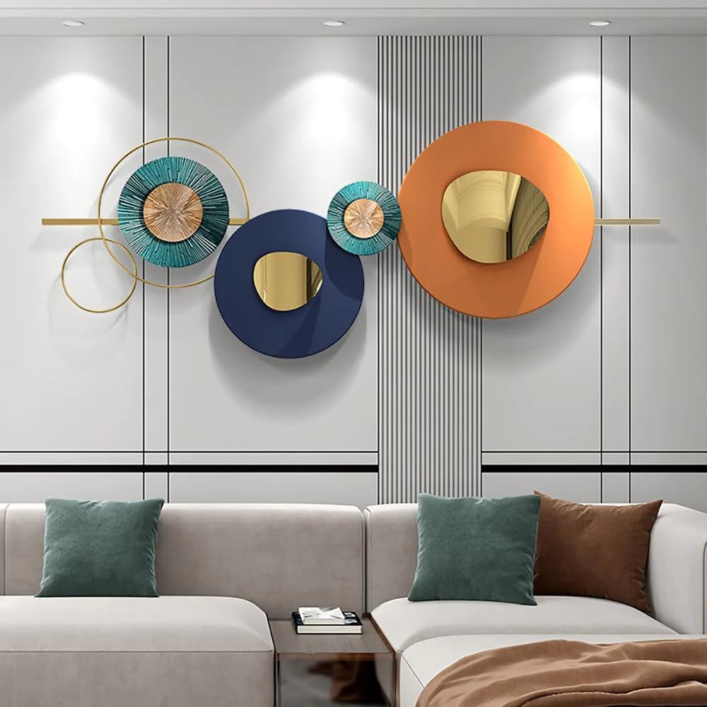 The Modern Luxury Iron Achma Round Plates Decor Wall Art