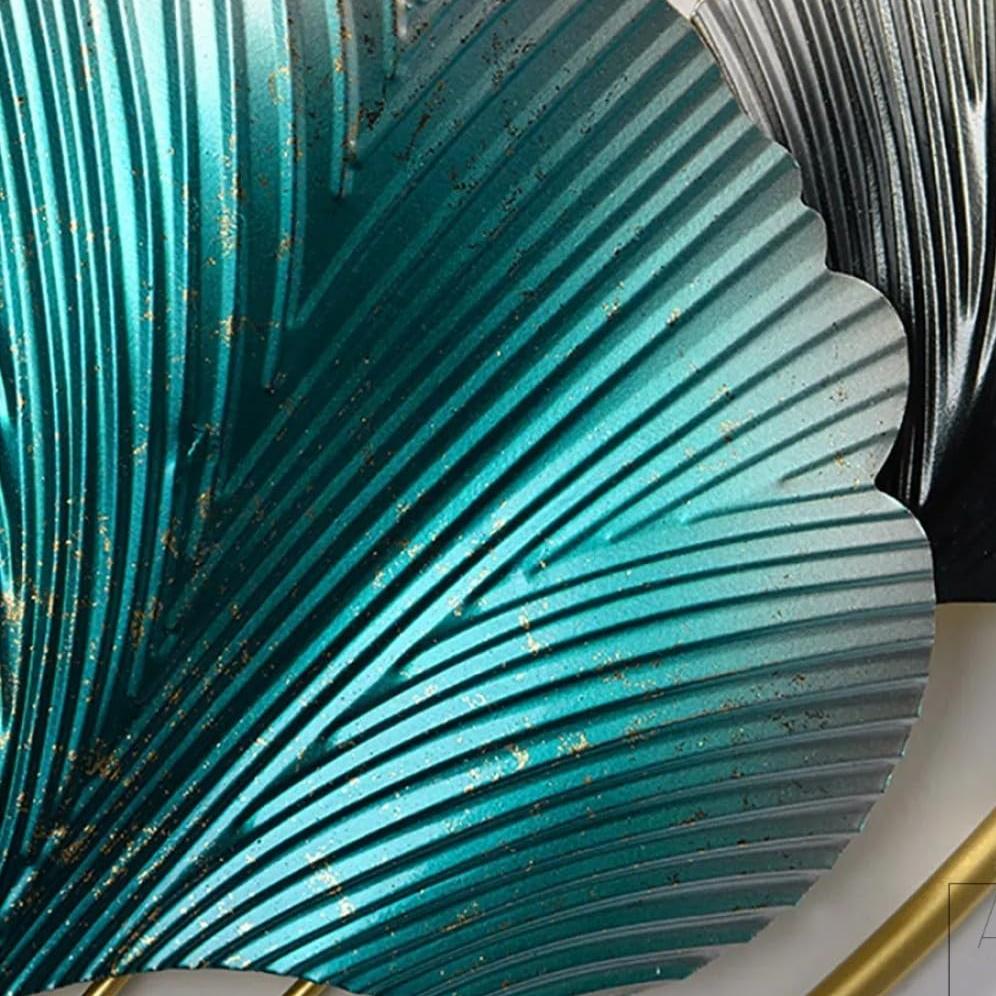 The Tree Leaf Metal Wall Art Decorations