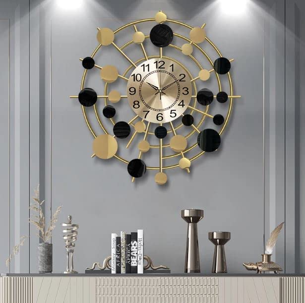 Analog Iron Metal Hanging Wall Clock