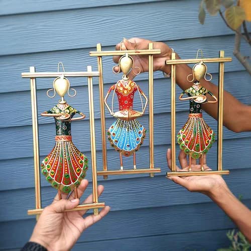 Wall Hanging Panjabi Doll Musicians Decorative wall decor