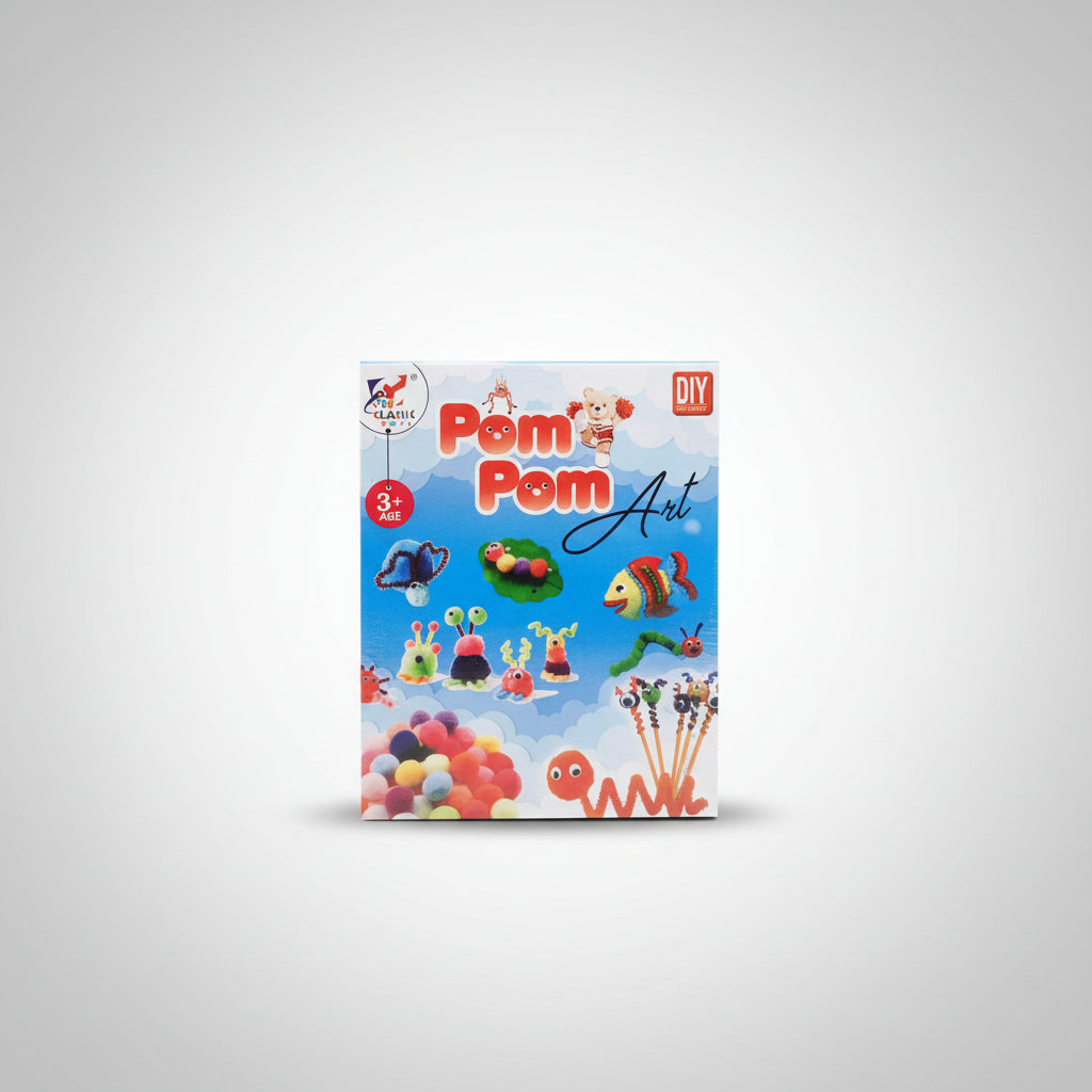 DIY Pom Pom Art