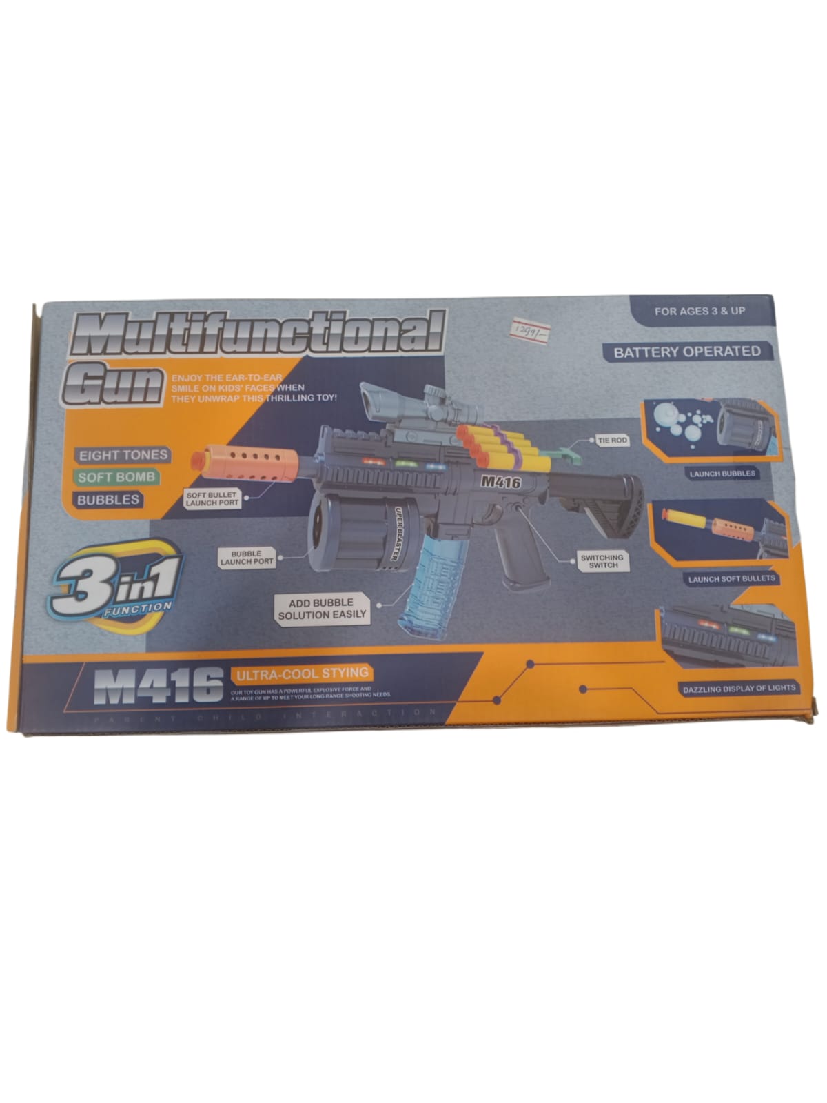 Multifunctional Toy Gun - 3 in 1