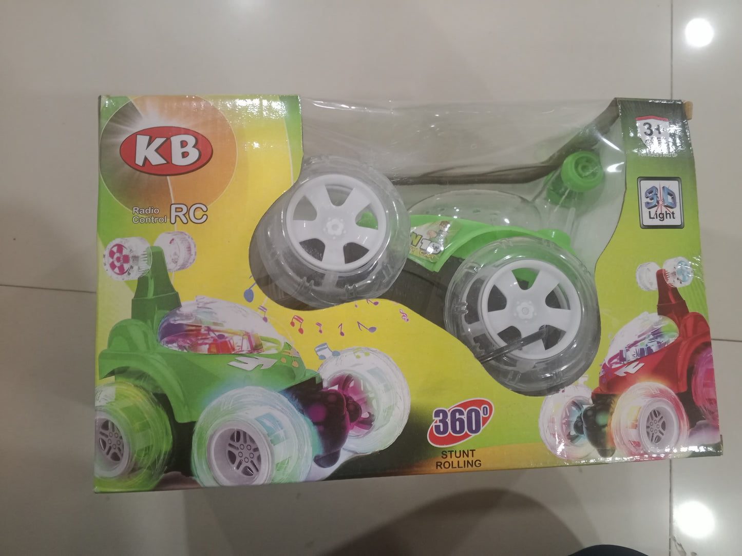Big Size 360-Degree Rotating Stunt Toy Car
