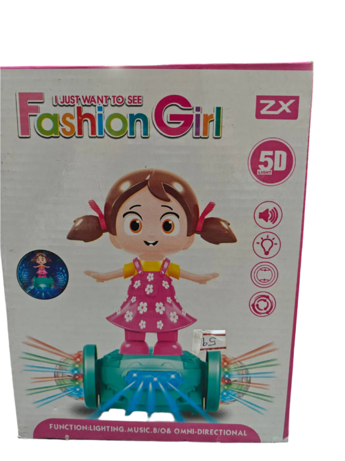 Fashion girl musical toy