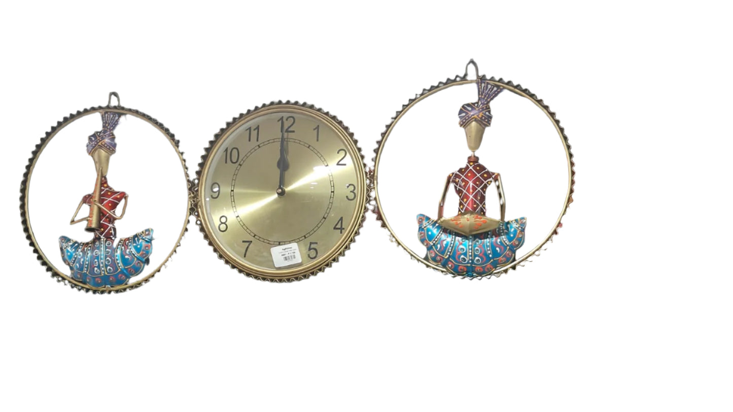 Metal Wall clock decor