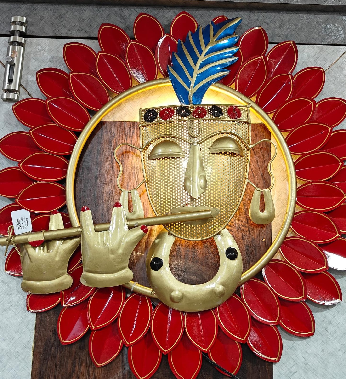 Krishna Metal Wall LED Decor