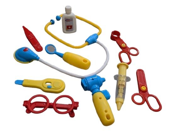 Owl-Shaped Kids’ Doctor Trolley Play Set