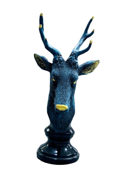 Decorative Deer Resin Showpiece – 12 x 5 inches