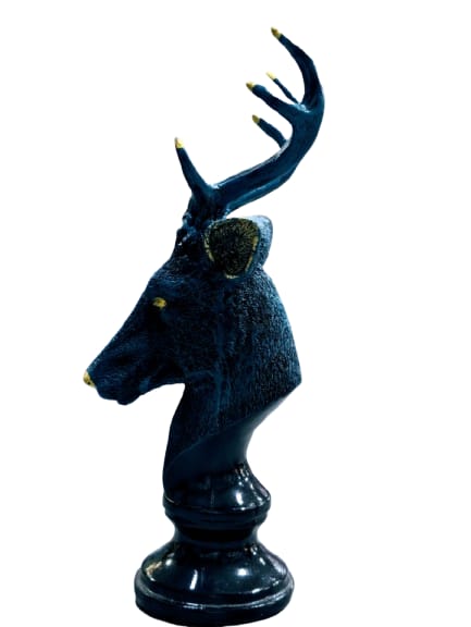 Decorative Deer Resin Showpiece – 12 x 5 inches