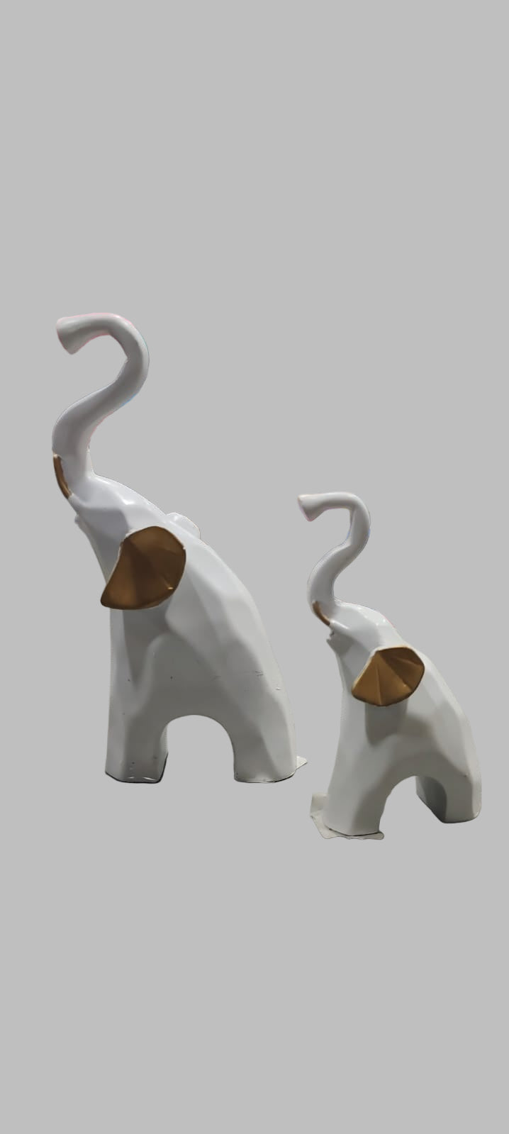 Modern Elephant Set – 2 Pieces (9 x 6 inches)