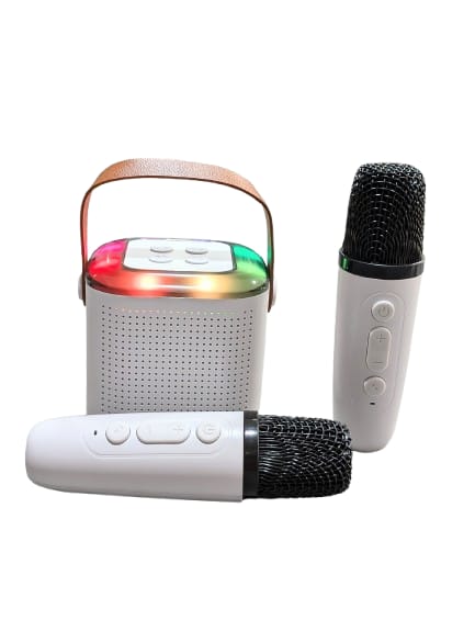 Wireless Karaoke Speaker Set with Dual Microphones