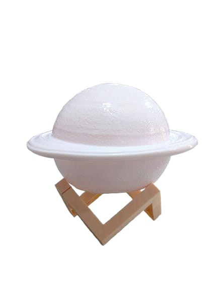 3D Saturn Moon Lamp with Adjustable Soft Light