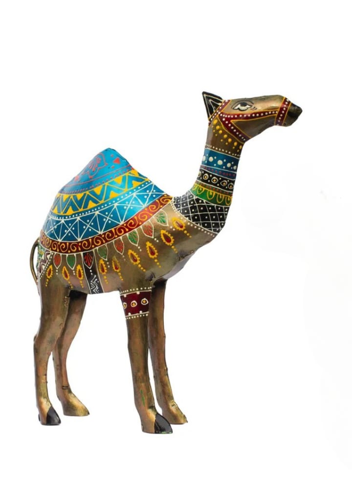 The Royal Rajasthani Handcrafted Iron Camel Statues