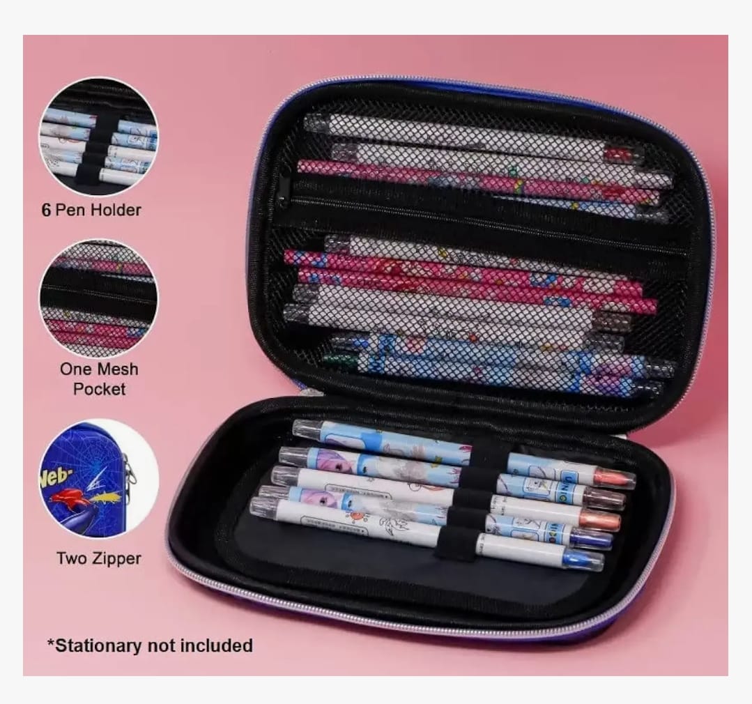 3D Captain America Pencil Box