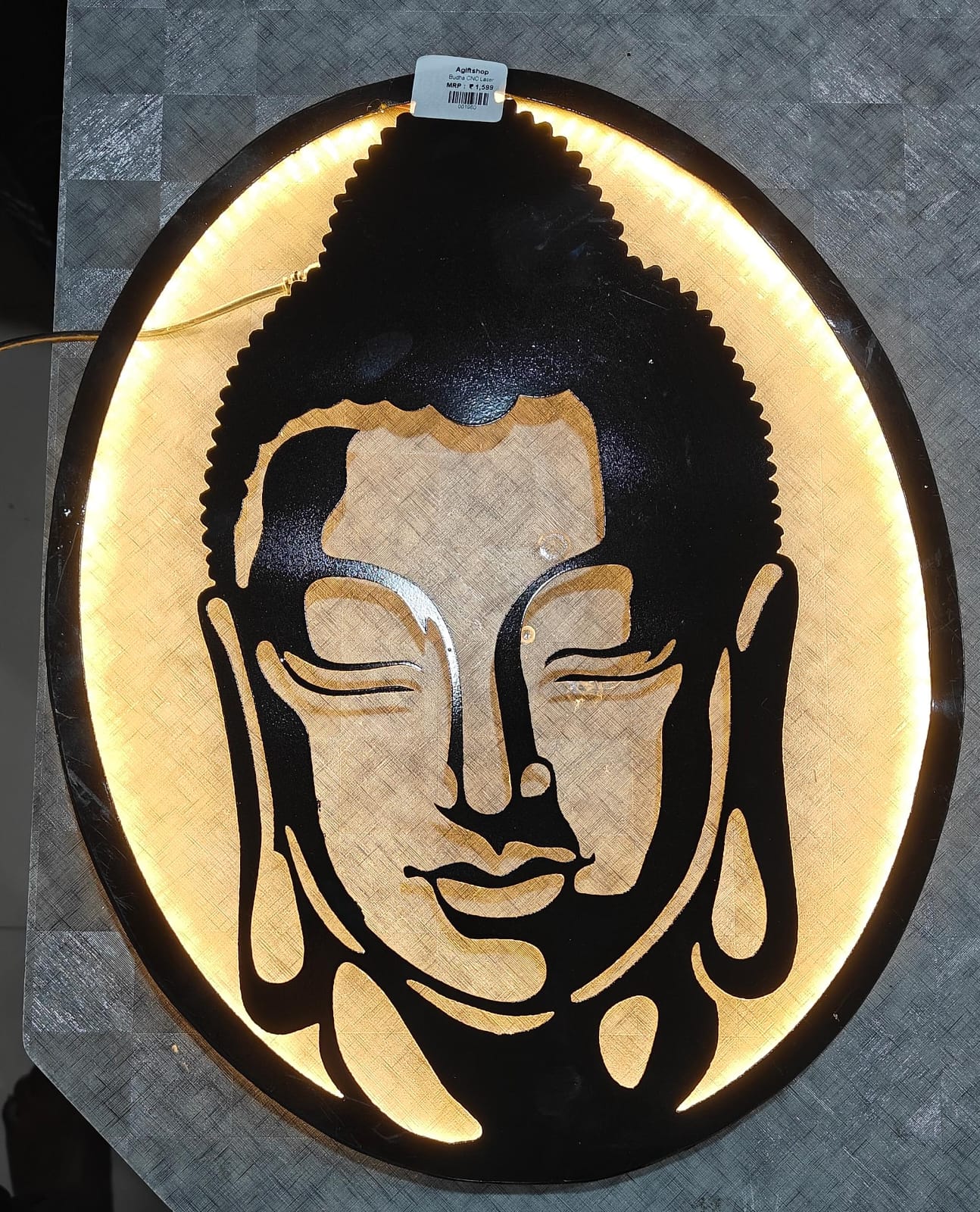 Buddha Black Iron