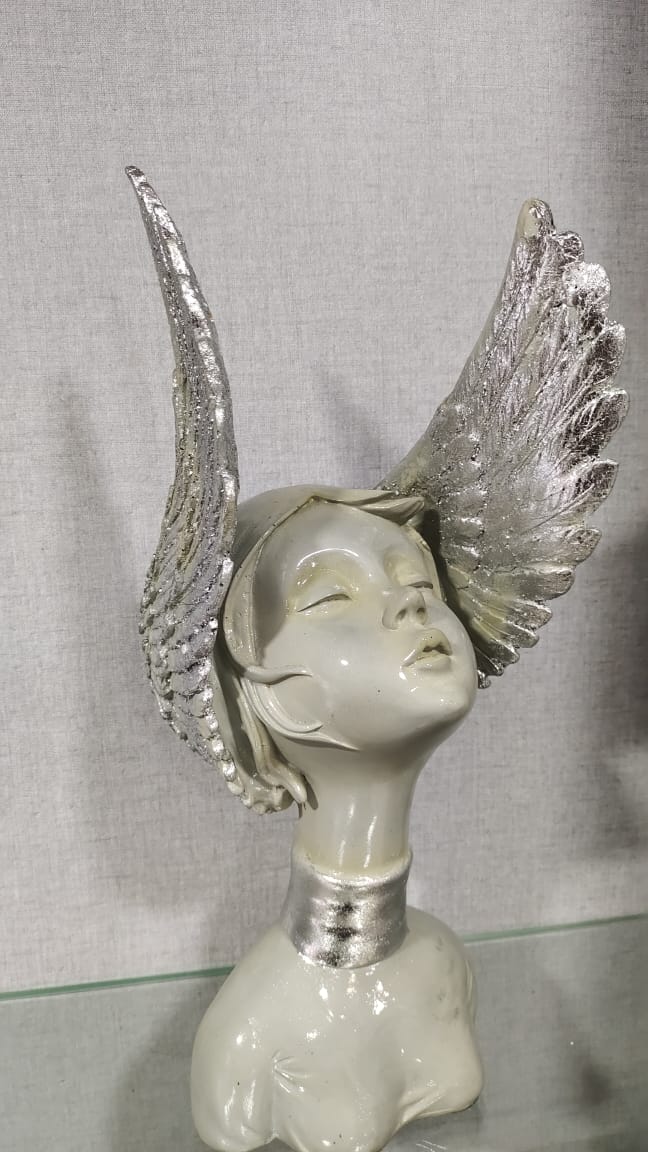 Roman Angel Resin Figurine