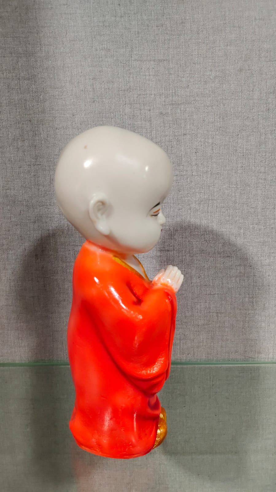 Baby Praying Monk Resin Showpiece