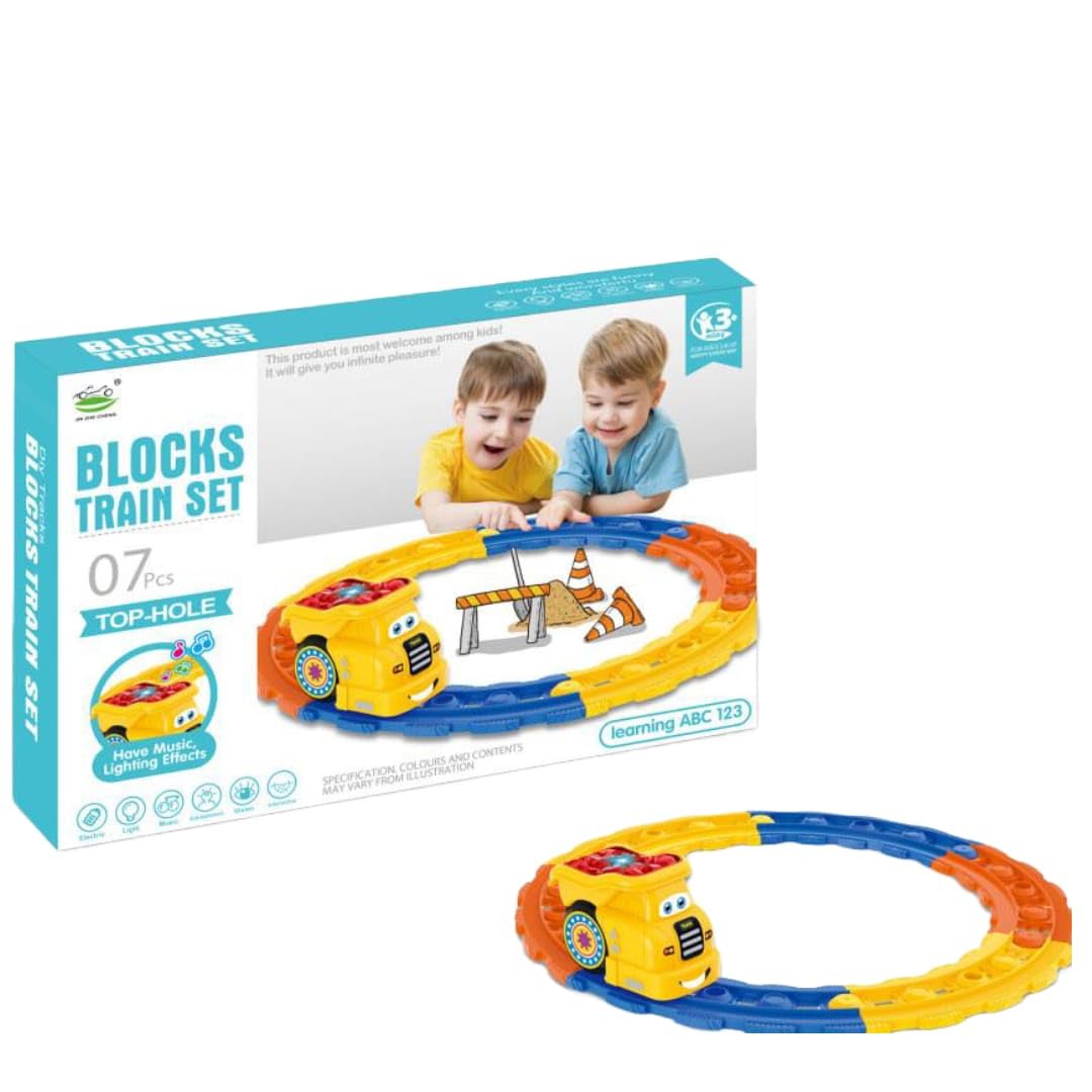 7-Piece Block Train Toy β Spark Creativity & Adventure for Little Engineers!
