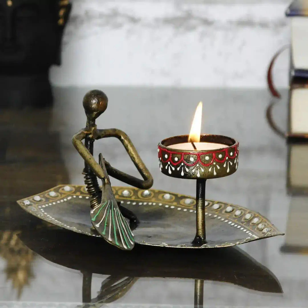 Boat Tea Light Holder