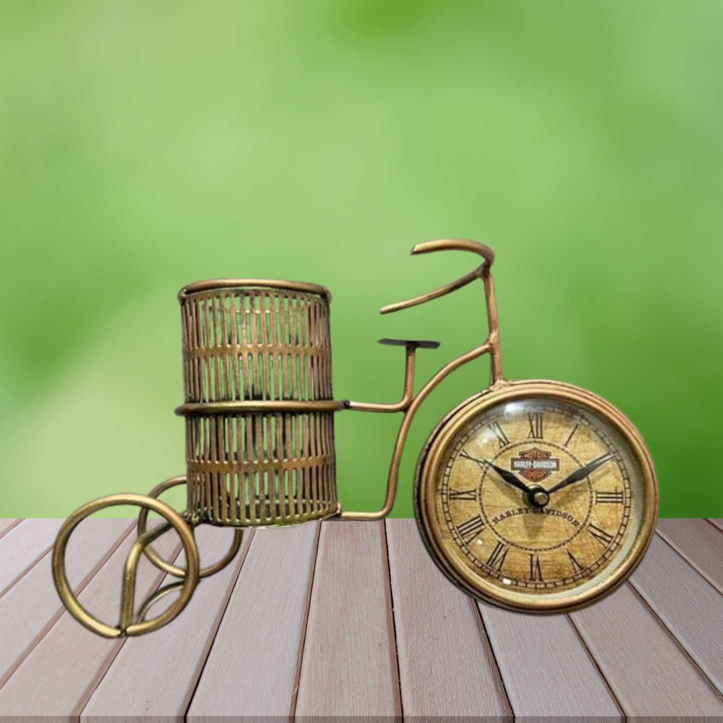 Antique Cycle Clock Agiftshop