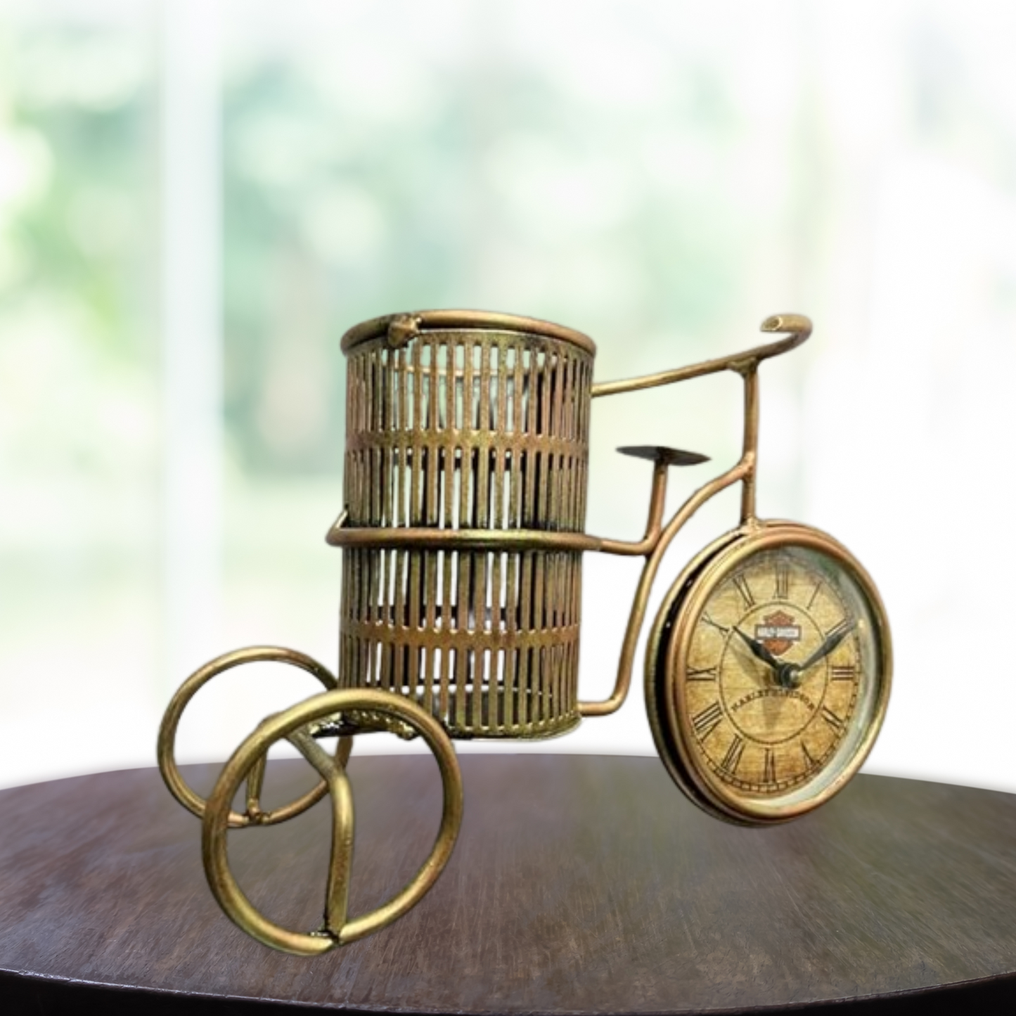 Antique Cycle Clock Agiftshop