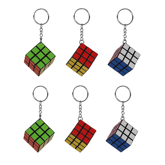 3D Puzzle Cube Keychain
