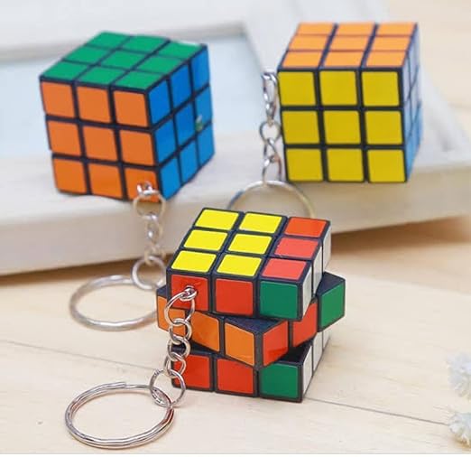 3D Puzzle Cube Keychain