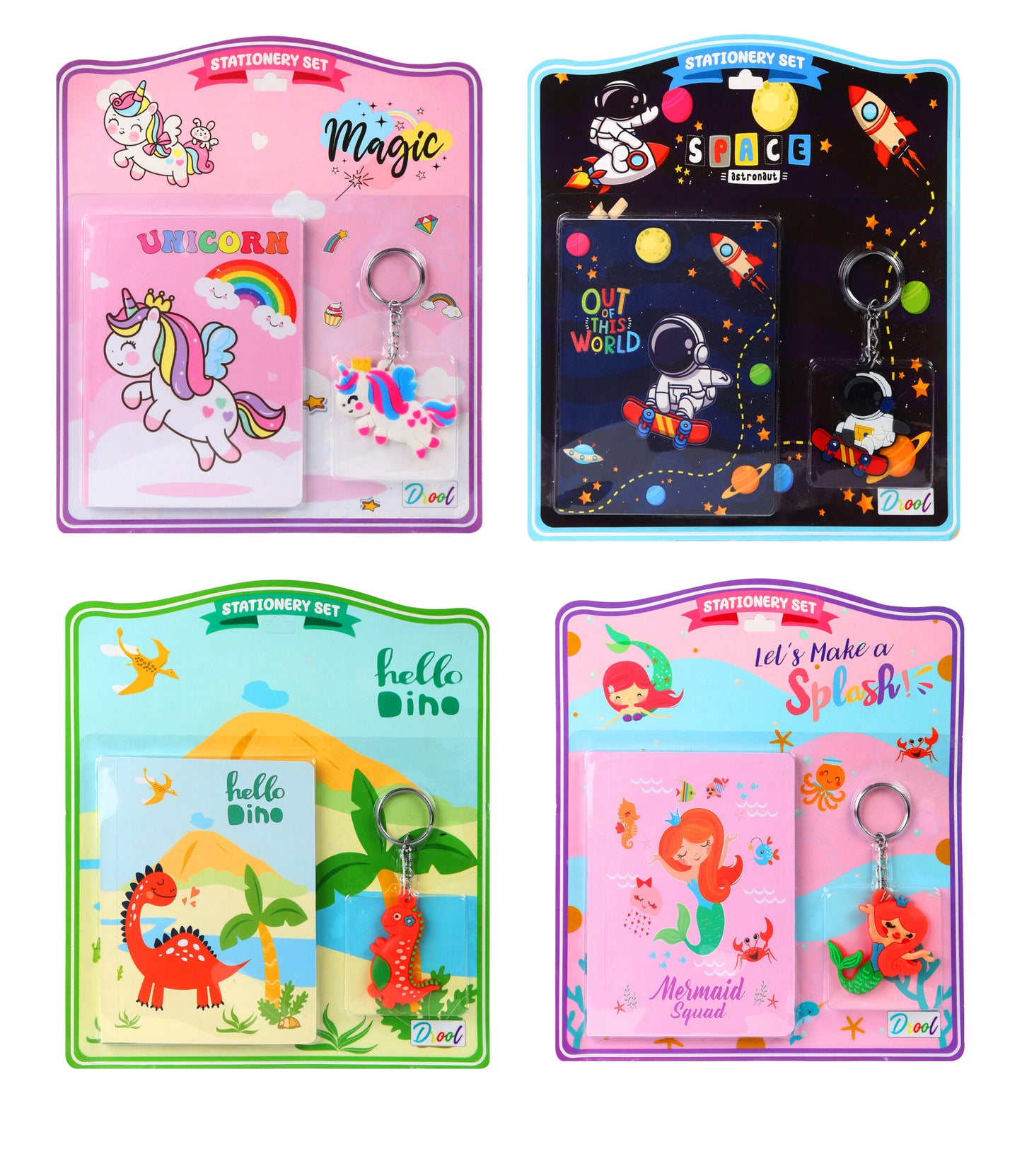 Diary with Keychain Set