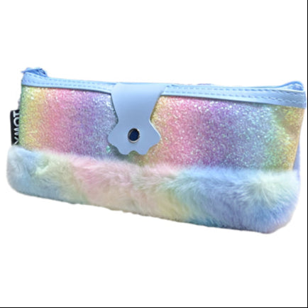 Fur Pencil Pouch for Girls