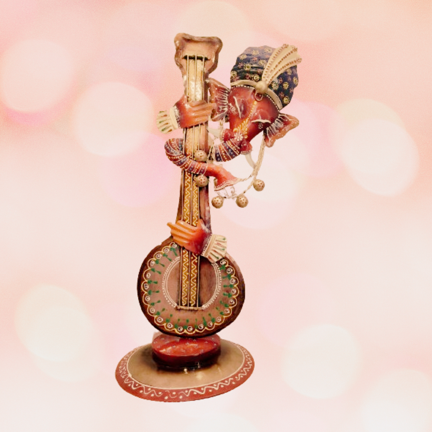 Guitar Ganesha Metallic Home Decor Agiftshop