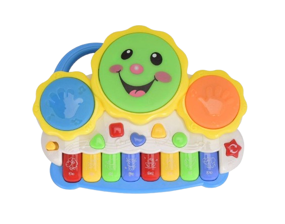 Musical Drum & Keyboard Piano Toy Set β Interactive Learning Toy for Infants & Toddlers