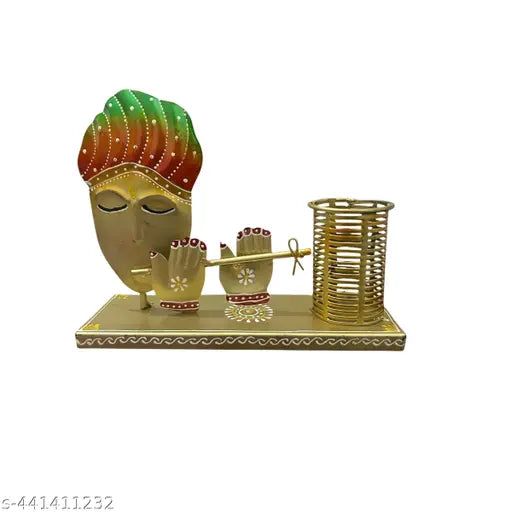 The Sitting Musical Krishna Pen Stand