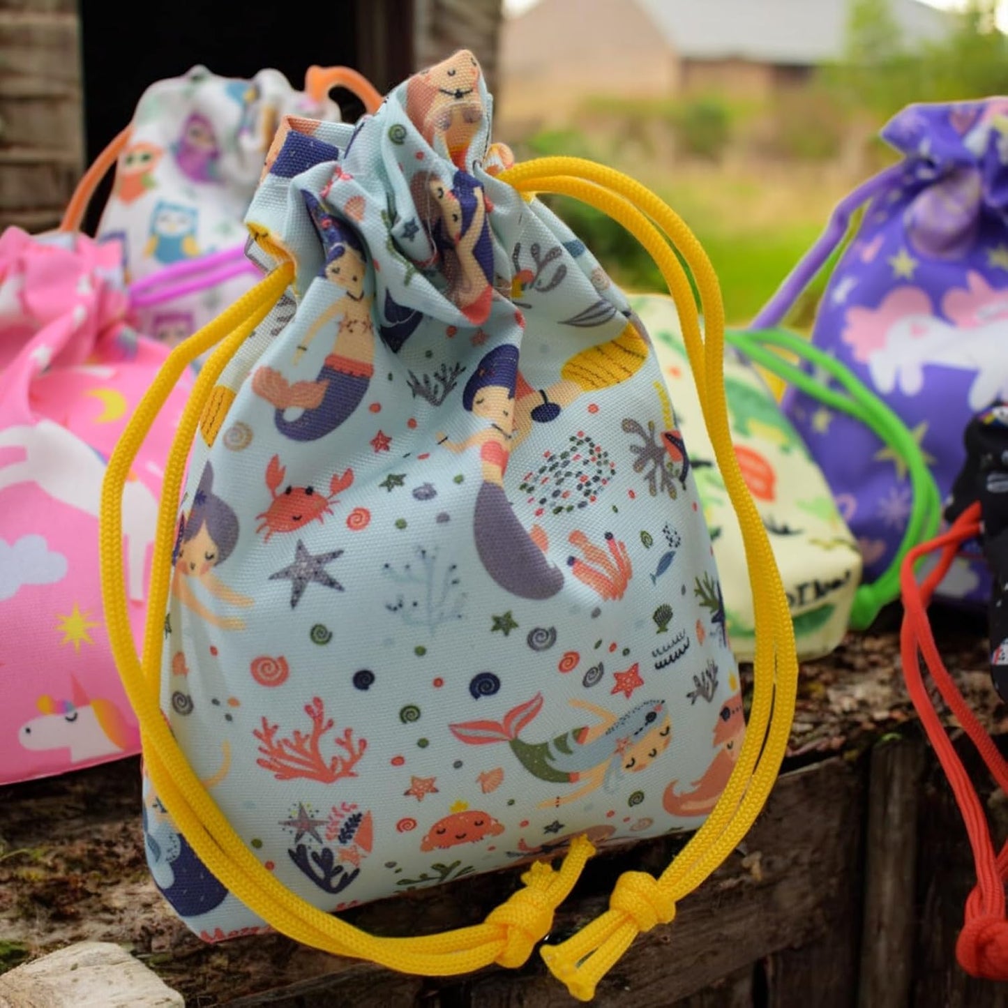 Cartoon-Themed Potli Bags