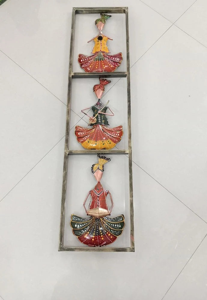 The Antique Rustic 3 Sardar Musician Wall Decor Frame