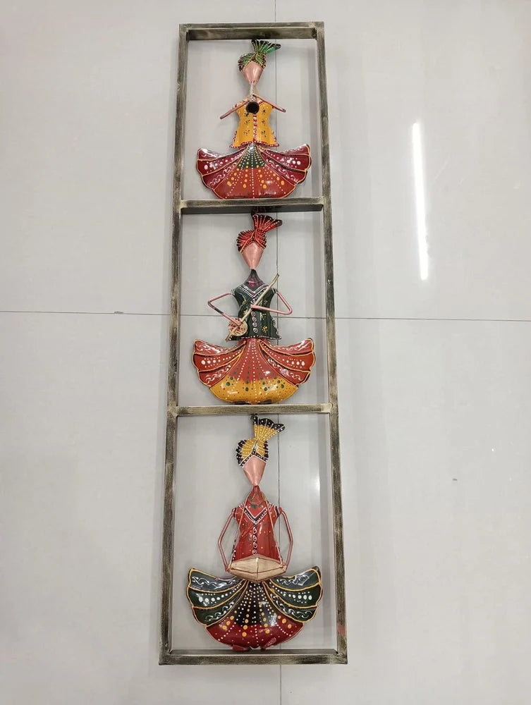 The Antique Rustic 3 Sardar Musician Wall Decor Frame