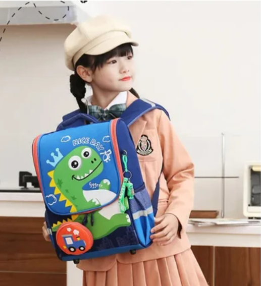 Dino Print Kids School Bag Agiftshop