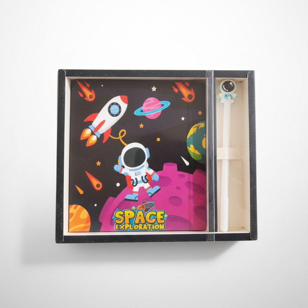 Space Theme Diary with Space Character Pen