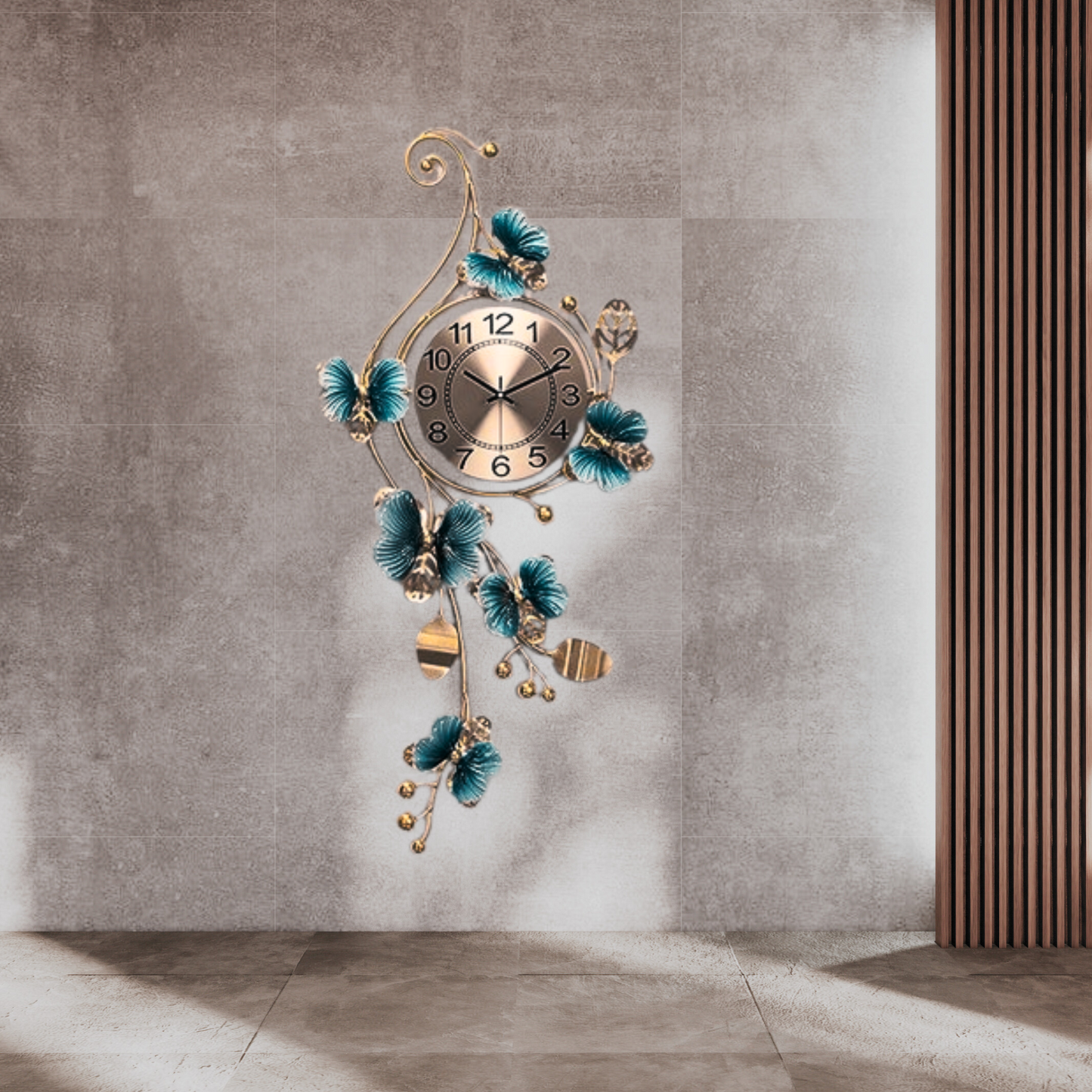 Metal Wall Clock Home Decor Agiftshop