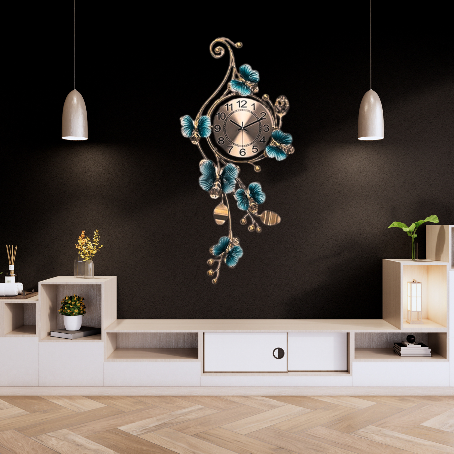 Metal Wall Clock Home Decor Agiftshop