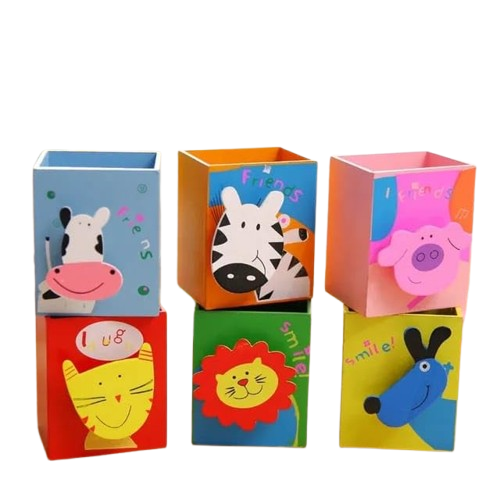 Wooden Pen Stand