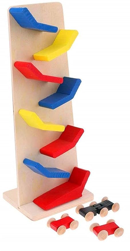 Wooden Ramp Racer – Montessori Toy for Toddlers