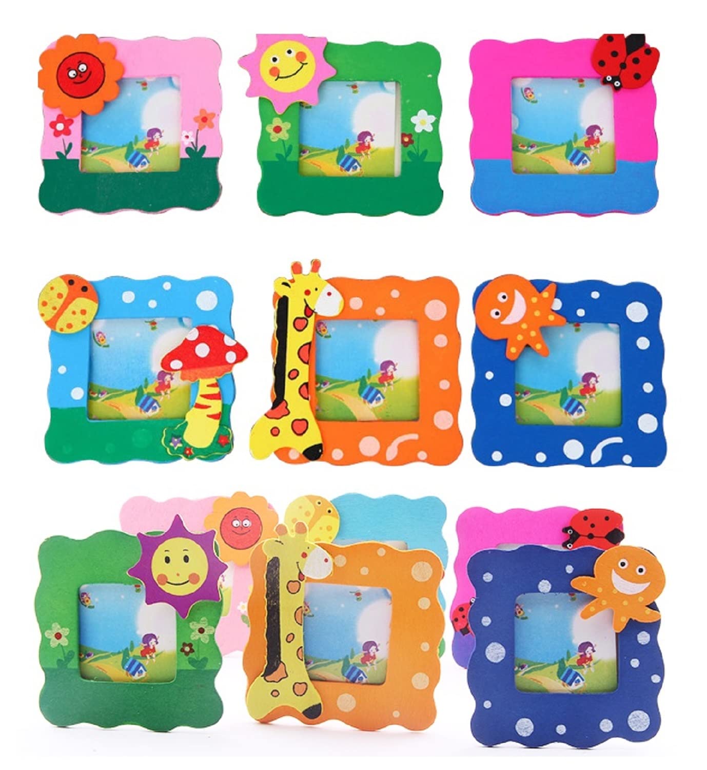 Animal-Themed Wooden Photo Frames