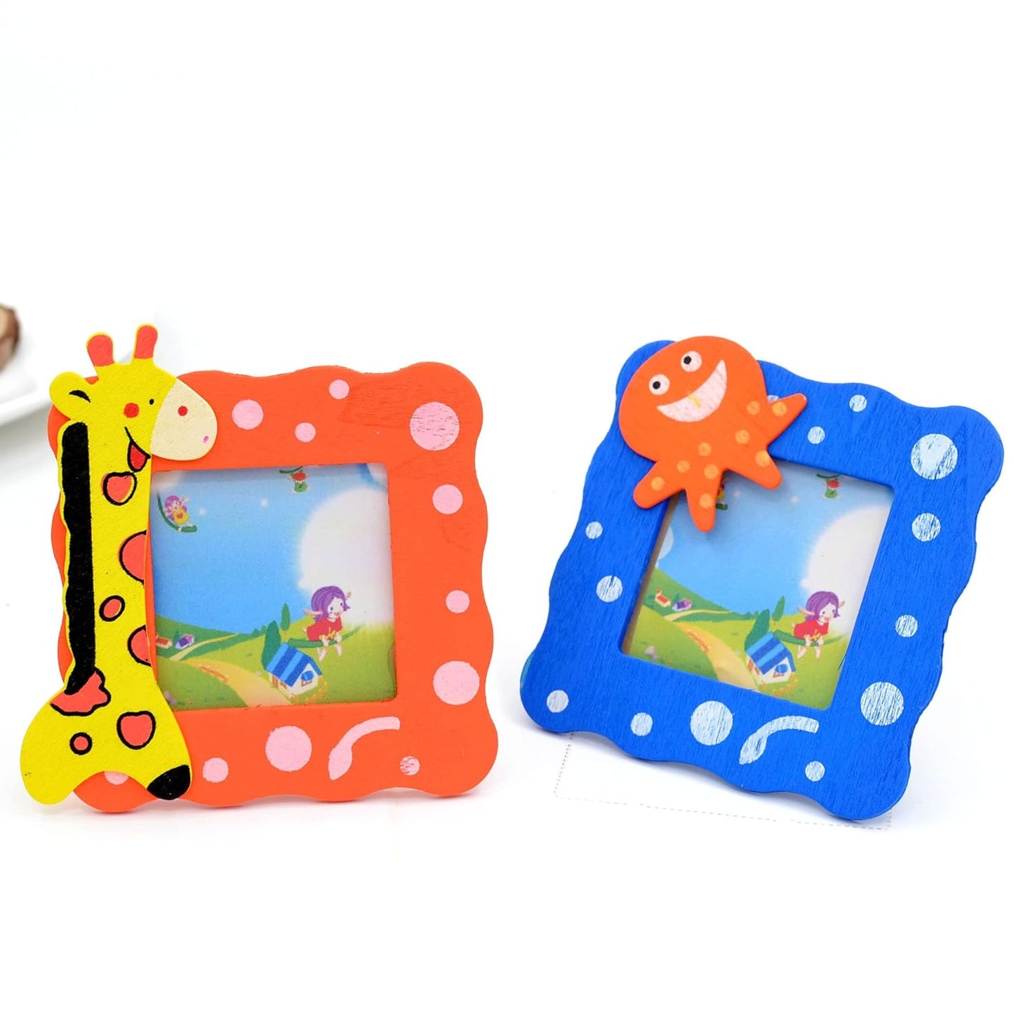 Animal-Themed Wooden Photo Frames