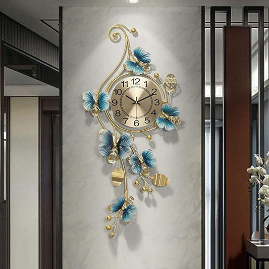 The Metal Crafted World Large Metal Clock