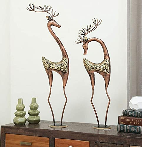 The Table Decor  Deer Set of 2 (S2)