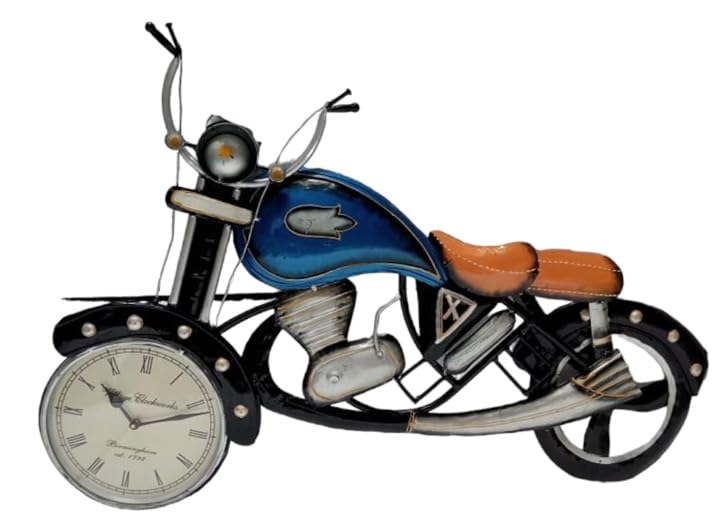 The Stylish Iron Metal Bike Wall Mount Analog Clock