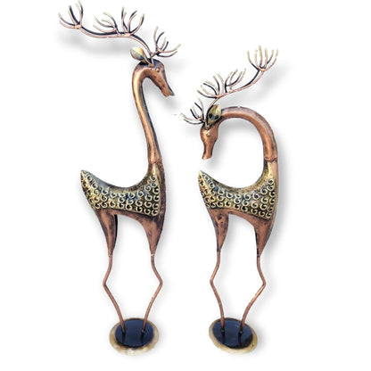 The Table Decor  Deer Set of 2 (S2)